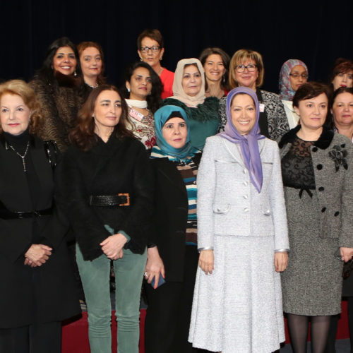 Maryam Rajavi –conference on the occasion of International Women’s Day-Paris- March 1, 2014-14