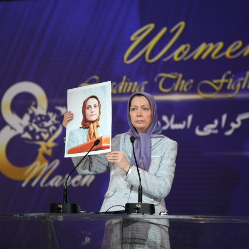 Maryam Rajavi –conference on the occasion of International Women’s Day-Paris- March 1, 2014-8