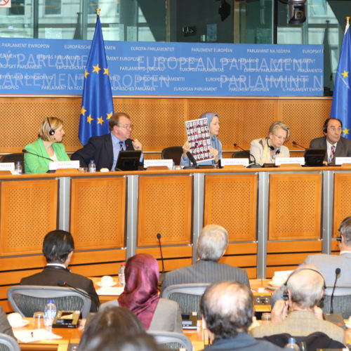 مريم رجوی ـ پارلمان اروپا ـ ۹آوريل۲۰۱۴ ـ ۲۰فروردين۱۳۹۳