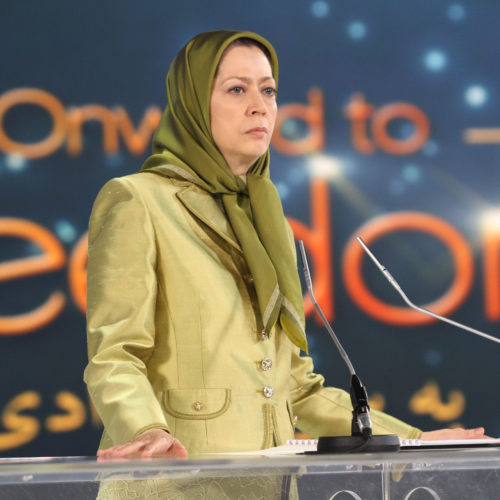 Maryam Rajavi in the gathering at Villepinte-June 22,2013-32
