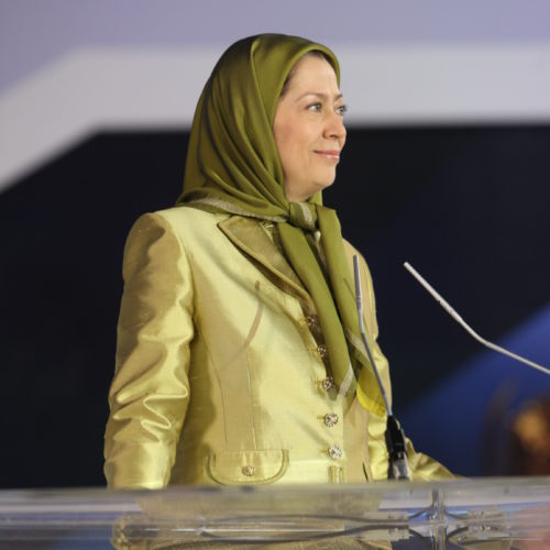 Maryam Rajavi in the gathering at Villepinte-June 22,2013-23