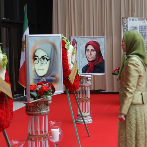Maryam Rajavi in the gathering at Villepinte-June 22,2013-1