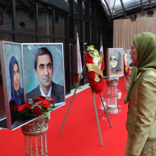 Maryam Rajavi in the gathering at Villepinte-June 22,2013-4