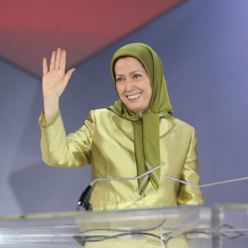 Maryam Rajavi in the gathering at Villepinte-June 22,2013-14