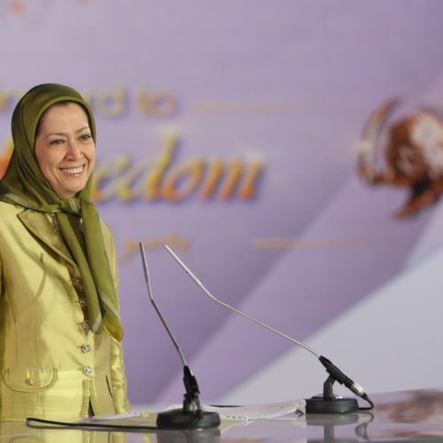 Maryam Rajavi in the gathering at Villepinte-June 22,2013-18