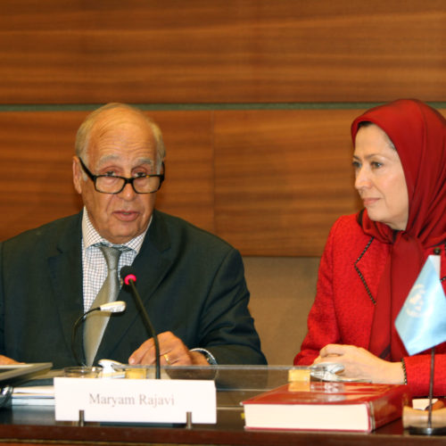 Maryam Rajavi  -International Conference at the UN European Headquarters in Geneva1308014-