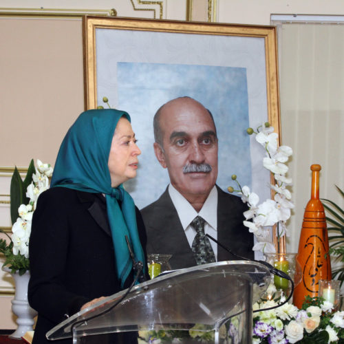 Maryam Rajavi – Commemoration of Martyr Mojahed Mir-Yaghoub Torabi-1