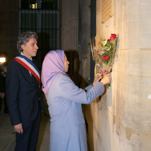 Maryam Rajavi- Meeting at City Hall of 2nd district Paris – 25 November 2014 -3