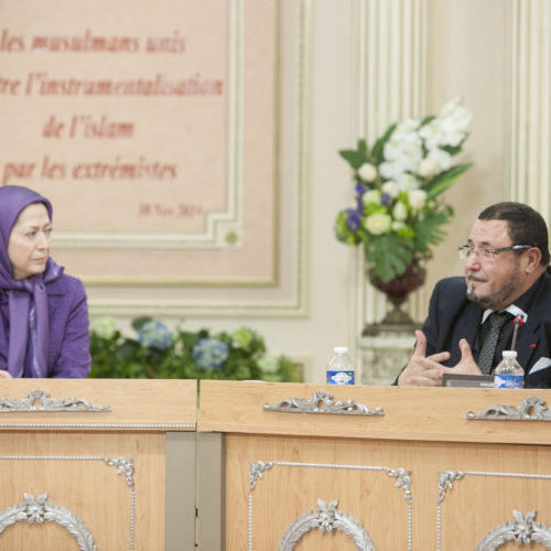 Maryam Rajavi- Meeting with leaders of Muslim community of France – 30 November 2014-3