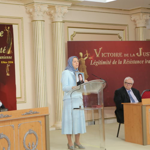 Conference Justice Prevail, Iranian Resistance Vindicated Headquarters of the National Council of Resistance 8 November 2014-3