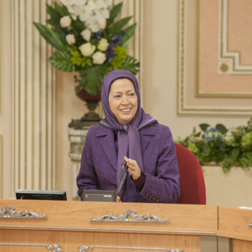 Maryam Rajavi- Meeting with leaders of Muslim community of France – 30 November 2014-5