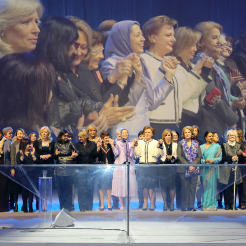 Maryam Rajavi – Gathering with participation of more than 100 distinguished women from 5 continents – Berlin – 7 March 2015 -2-2