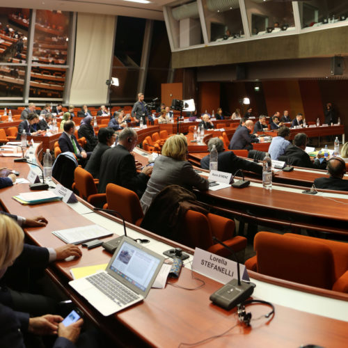Maryam Rajavi- Hearing at the EPP party session – Strasbourg – 26 January 2015-1
