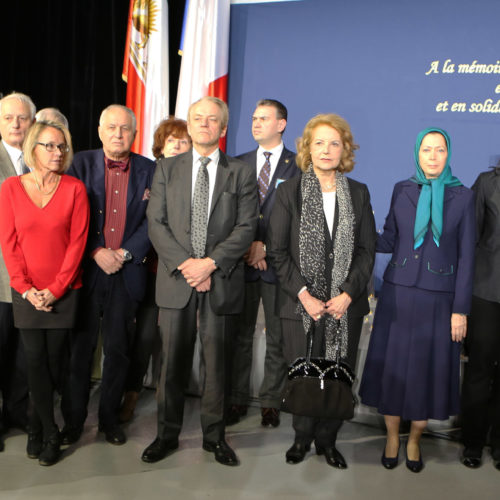 Maryam Rajavi- Gathering titled “In 2015, all for tolerance and democracy against religious extremism”-2