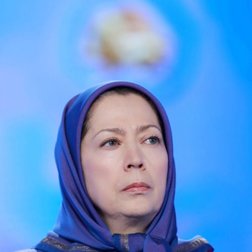 Maryam Rajavi, Iranian opposition leader at the grand annual gathering in Paris _77