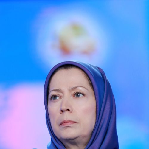 Maryam Rajavi, Iranian opposition leader at the grand annual gathering in Paris _60