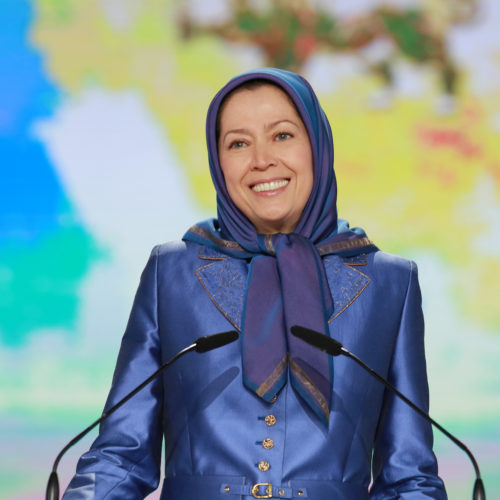 Maryam Rajavi, Iranian opposition leader at the grand annual gathering in Paris _42