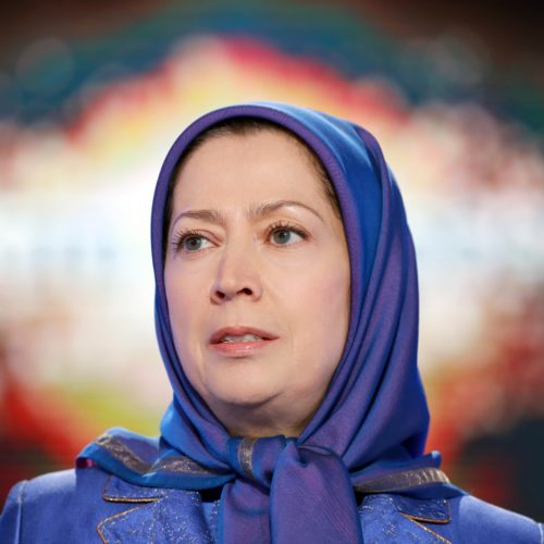 Maryam Rajavi, Iranian opposition leader at the grand annual gathering in Paris _61