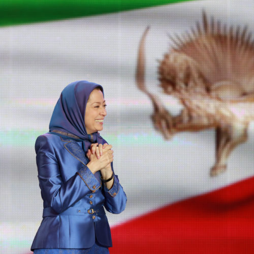 Maryam Rajavi, Iranian opposition leader at the grand annual gathering in Paris _36