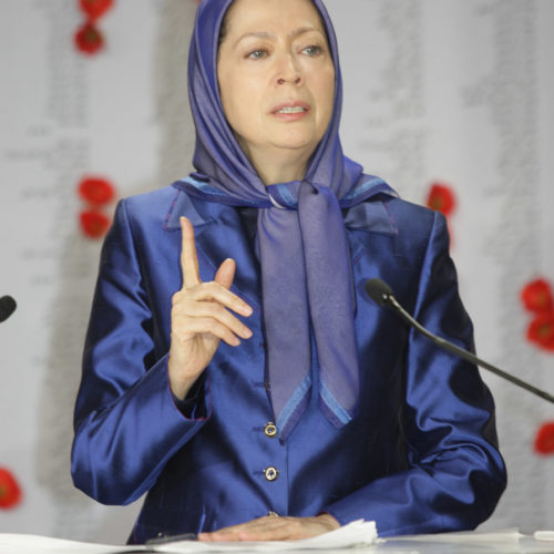 MaryamRajavi-Commemoration of martyrs of 29 Oct attack on Camp Liberty - 1 November 2015