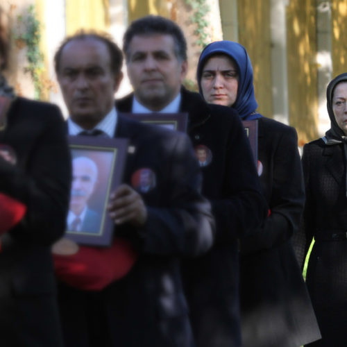 MaryamRajavi-Commemoration of martyrs of 29 Oct attack on Camp Liberty - 1 November 2015