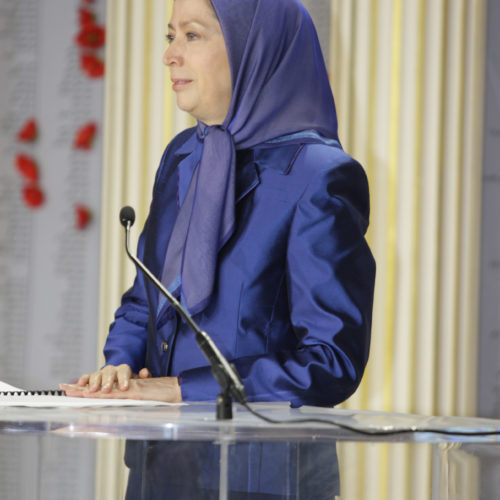 MaryamRajavi-Commemoration of martyrs of 29 Oct attack on Camp Liberty - 1 November 2015