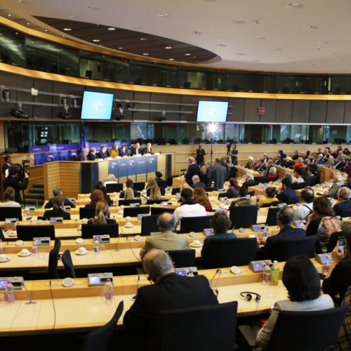 سخنرانی مریم رجوی در پارلمان اروپا در آستانه روز جهانی حقوق‌بشر- ۱۵ آذر ۱۳۹۶