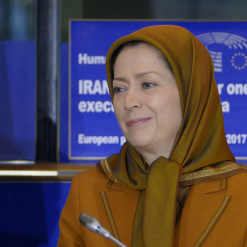 سخنرانی مریم رجوی در پارلمان اروپا در آستانه روز جهانی حقوق‌بشر- ۱۵ آذر ۱۳۹۶