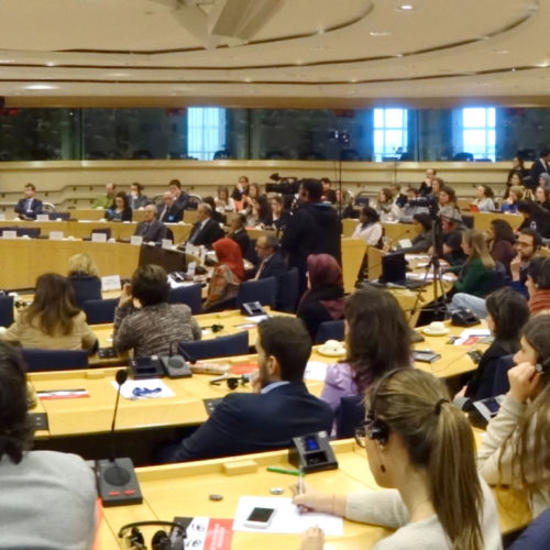 سخنرانی مریم رجوی در کنفرانس «نقش زنان در جنگ علیه افراطی‌گری» در پارلمان اروپا