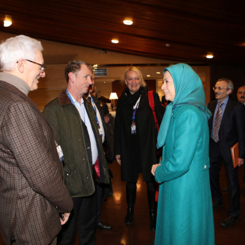حضور مریم رجوی در شورای اروپا- استراسبورگ- ۴ بهمن ۱۳۹۶