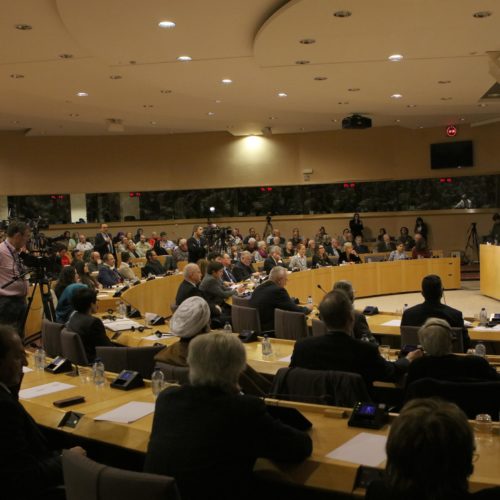 Maryam Rajavi attended a conference at the European Parliament in Brussels on December 7, 2016