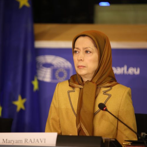 Maryam Rajavi attended a conference at the European Parliament in Brussels on December 7, 2016