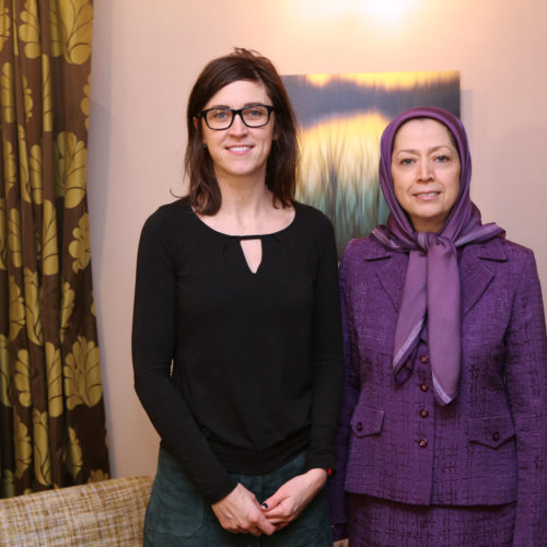 Maryam Rajavi meets Ms. An Capoen