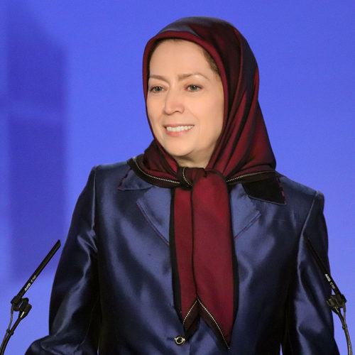 سخنرانی مریم رجوی در مراسم گرامیداشت ۲۴ قهرمان شهید مجاهد خلق در دومین سالگرد حمله سنگین موشکی به لیبرتی ۷ آبان ۱۳۹۶