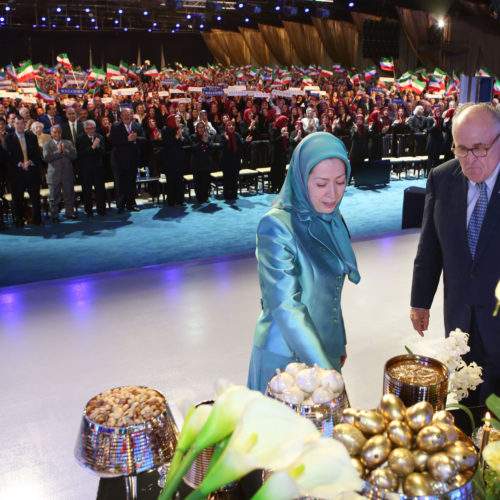 مریم رجوی درگردهمایی به‌مناسبت سال نو ایرانی-۲۹ اسفند ۱۳۹۶