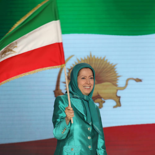 مریم رجوی در گردهمایی ایران آزاد در اشرف۳ - ۲۲تیر۱۳۹۸