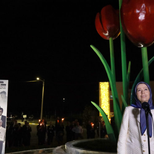 مریم رجوی در بزرگداشت حماسه ۶و۷ مرداد (فروغ ایران)- اشرف۳-مرداد ۱۳۹۸