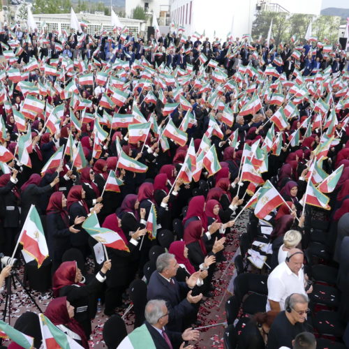 مریم رجوی در جشن سالگرد تاسیس سازمان مجاهدین در اشرف ۳- شهریور ۱۳۹۸