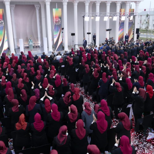 مریم رجوی در جشن سالگرد تاسیس سازمان مجاهدین در اشرف ۳- شهریور ۱۳۹۸