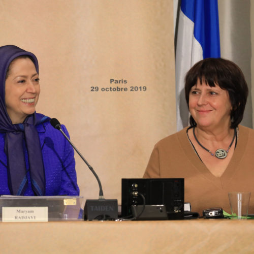 سخنرانی مریم رجوی در جلسه « ايران: سركوب، جنگ‌طلبی، ضرورت يک رويكرد جدید» در مجلس ملی فرانسه - ۷ آبان۹۸