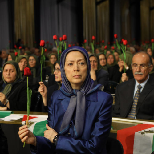 مریم رجوی در مراسم بزرگداشت شهیدان قیام ایران- آذر۱۳۹۸