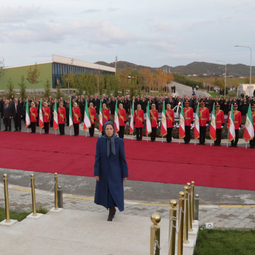 مریم رجوی در مراسم بزرگداشت شهیدان قیام ایران- آذر۱۳۹۸