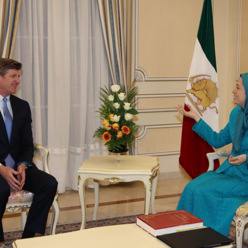 Maryam Rajavi meets with Patrick Kennedy- August 25, 2018