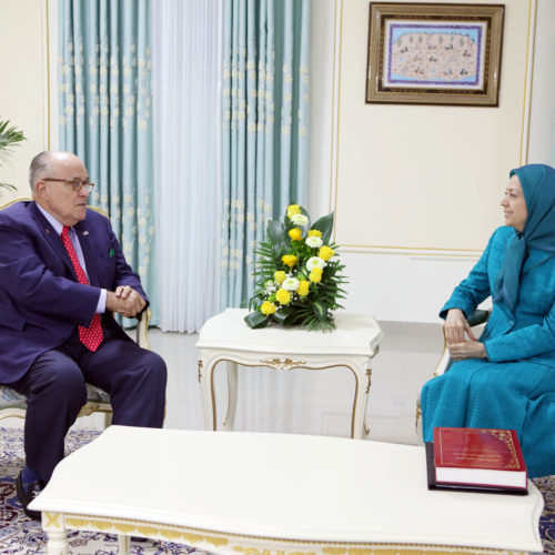 Maryam Rajavi meets Mayor Rudy Giuliani- March 18, 2018 (2)