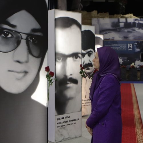 گرامیداشت شهیدان ۱۹بهمن۶۰ در موزه مقاومت با حضور مریم رجوی – اشرف۳- ۱۸بهمن ۱۳۹۸