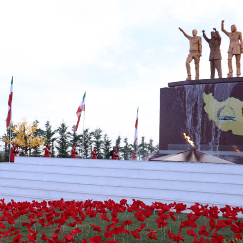 مریم رجوی در گردهمایی بزرگ ایران آزاد در اشرف۳ - ۲۷تیر۱۳۹۹