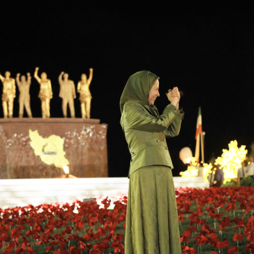 مریم رجوی در سومین اجلاس جهانی ایران آزاد - کنفرانسی با عنوان «تروریسم رژیم ایران- سفارت‌های رژیم را ببندید و مأموران و مزدورانش را اخراج کنید» - اشرف۳- ۳۰تیر۱۳۹۹