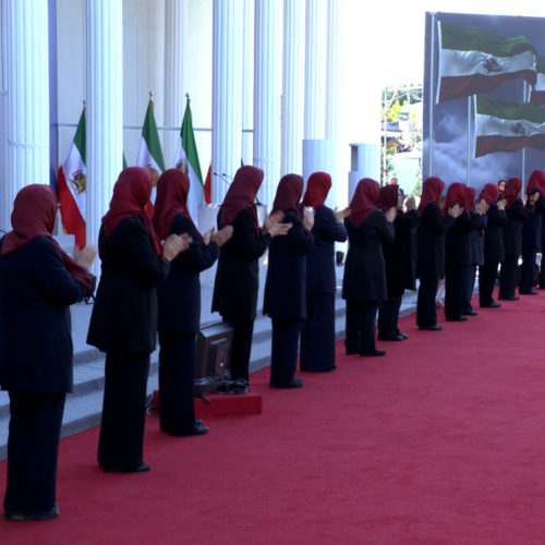 مریم رجوی در جشن سالگرد تاسیس سازمان مجاهدین در اشرف ۳- ۱۵شهریور ۱۳۹۹