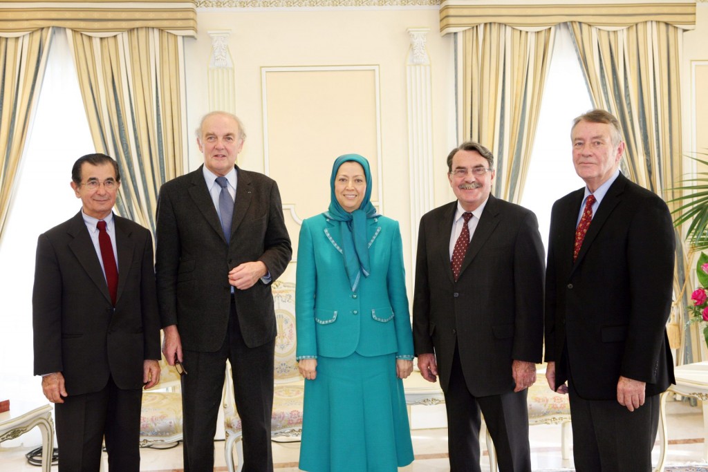 دیدار با مسئولان کمیته فرانسوی برای ایران دمکراتیک