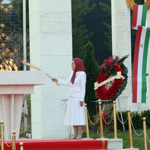 مریم رجوی در گردهمایی به‌مناسبت ۳۰خرداد چهلمین سالگرد مقاومت- ۳۰خرداد ۱۴۰۰